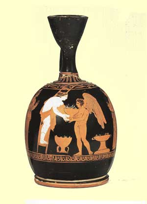 jardin d'Adonis dans vase brisé photo